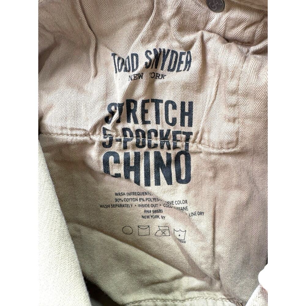 Todd Snyder Men's Tan Chinos - Picture 7 of 16